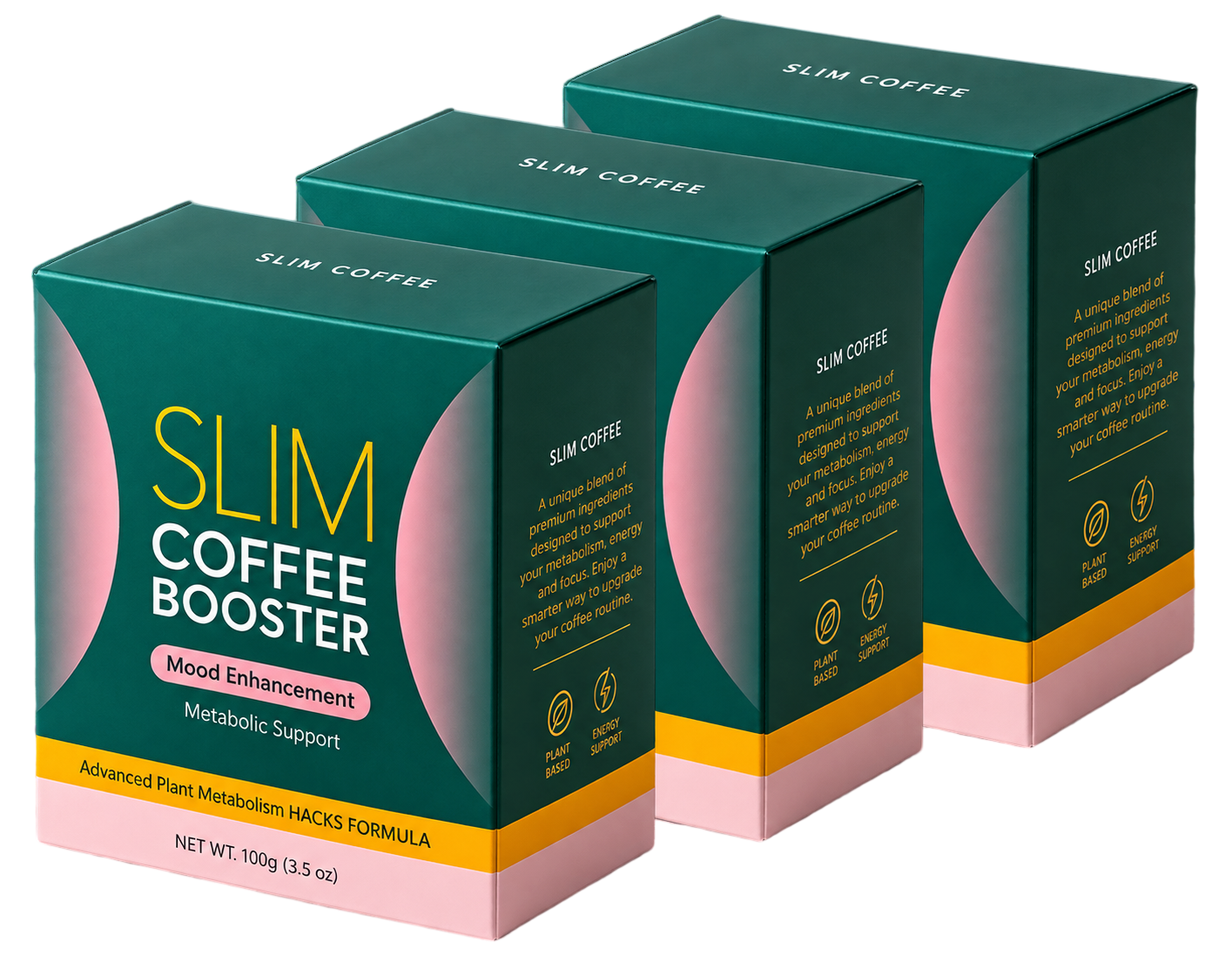 Three boxes of Slim Coffee Booster